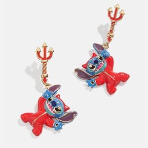 BaubleBar Stitch Devil Costume earrings NWT